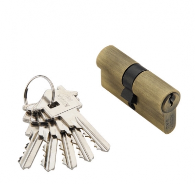 Цилиндры ключ-ключ CYL 5-60 KEY BRONZE Бронза; ключ-ключ