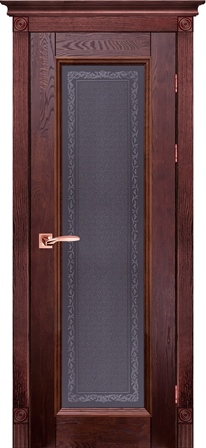 Дверь дуб Double Solid Wood Аристократ №5 махагон