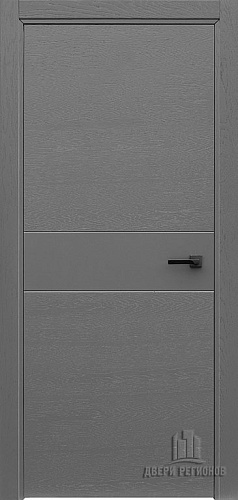 Дверь межкомнатная Fusion 1 grigio (ral 7015) глухая