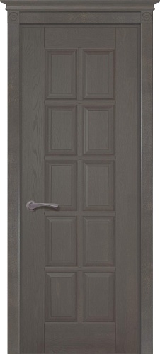 Дверь дуб Double Solid Wood Лондон 2 грис глухая