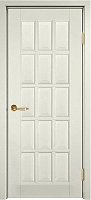 Дверь дуб Double Solid Wood Лондон-2 слоновая кость глухая