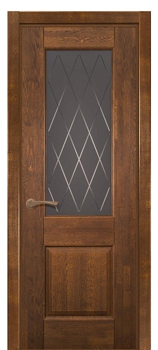 Дверь дуб Double Solid Wood Классик №2 мёд