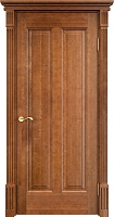 Дверь массив ольхи OL 102 - Комбинированный карниз - Орех 10%