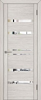 Дверь межкомнатная UniLine 30030 Зеркало капучино велюр глухая