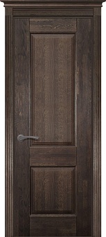 Дверь дуб Double Solid Wood Классик №1 эйвори блек