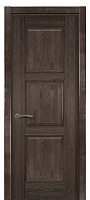 Дверь дуб Double Solid Wood Турин эйвори блек глухая