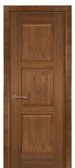 Дверь дуб Double Solid Wood Турин мёд глухая