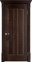 Дверь массив ольхи OL 102 - Комбинированный карниз - Орех 15%