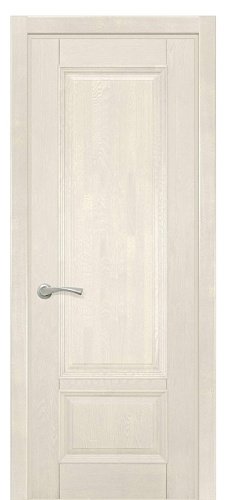 Дверь дуб Double Solid Wood Аристократ №4 слоновая кость глухая