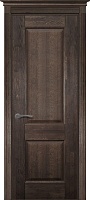 Дверь дуб Double Solid Wood Классик №1 эйвори блек